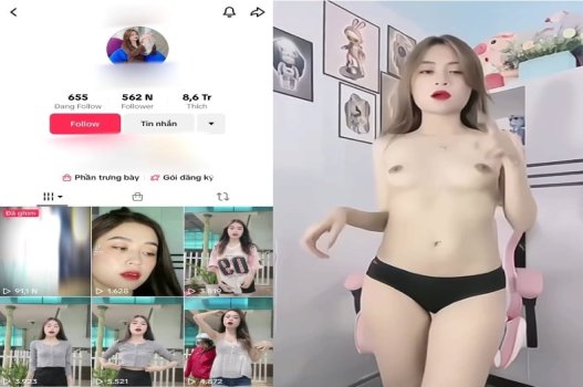 Cậu nhỏ bị cô nàng tiktoker sexy nhất làm cho khát khao