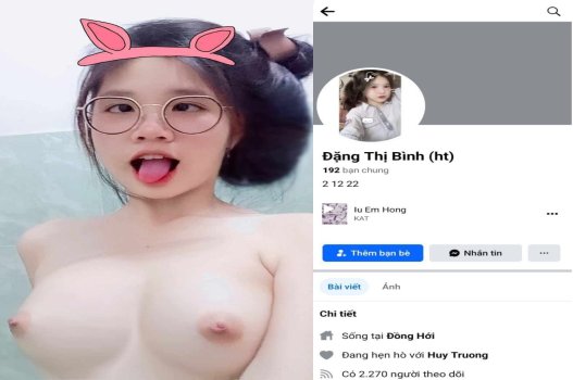 Clip 18+ Đặng Thị Bình trong trang phục thiếu nữ gợi cảm